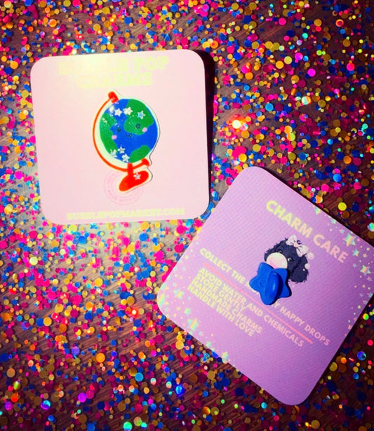 Kawaii Earth Pin