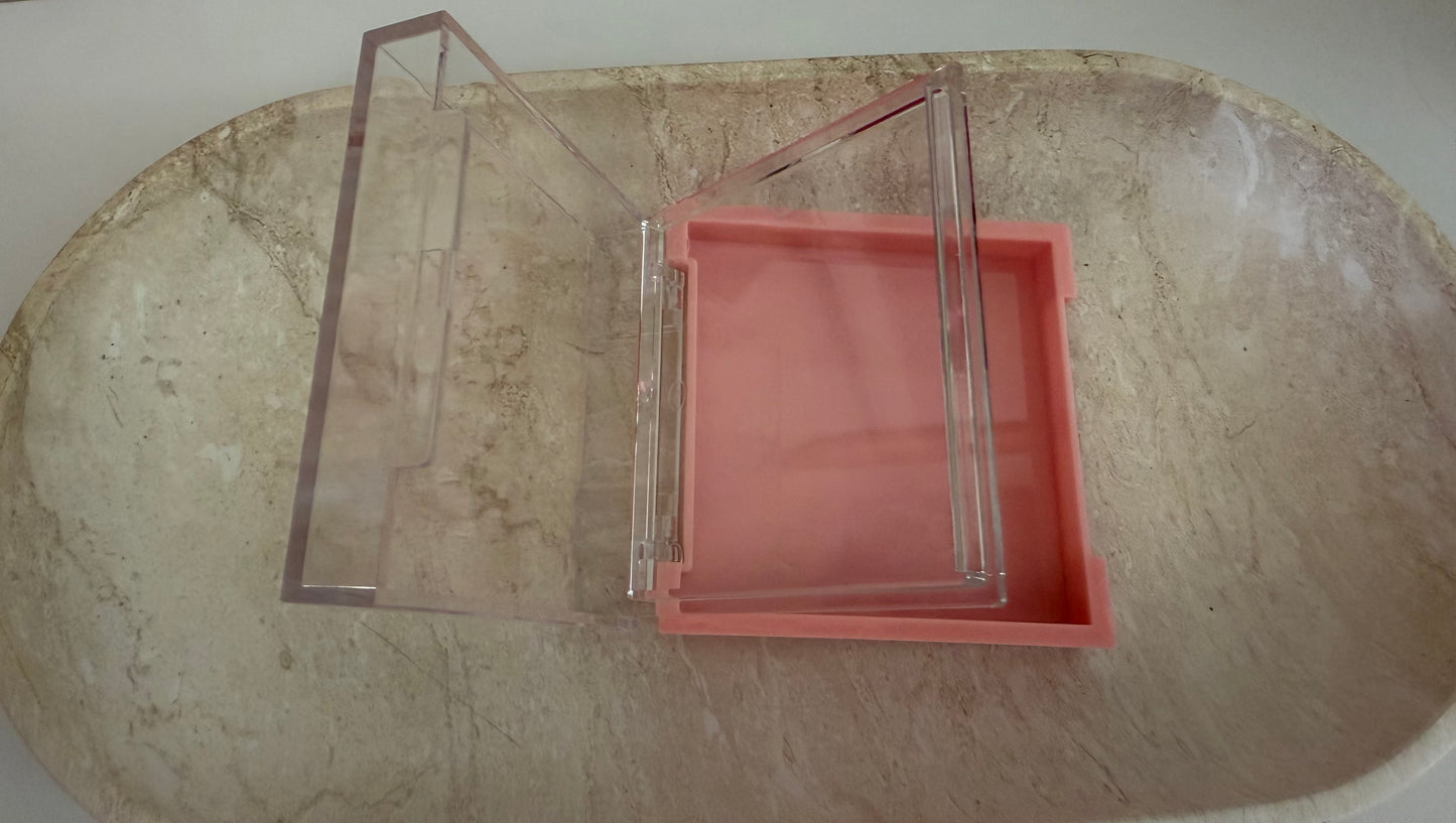 Double-Layer Nail Storage Box | Clear-Lid Press-On Nail Organizer